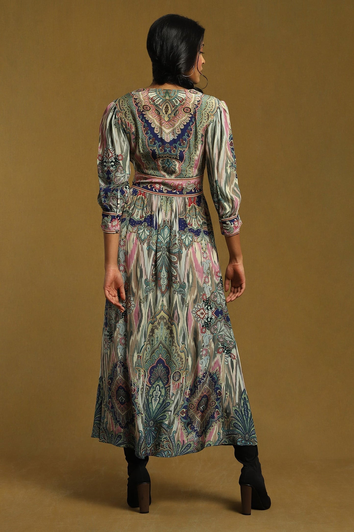 Blue Premium Designer Dress – Modern Essential