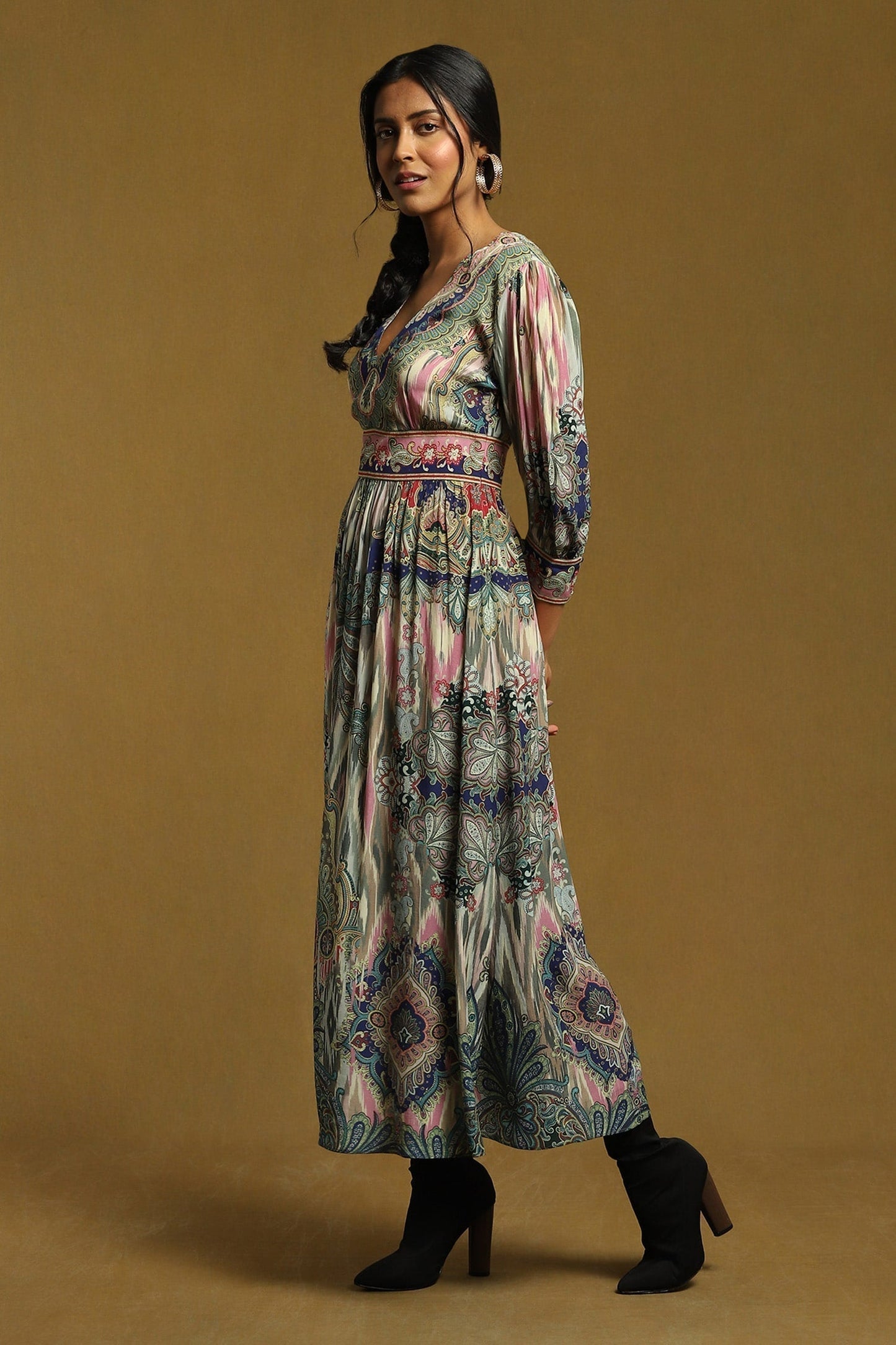 Blue Premium Designer Dress – Modern Essential