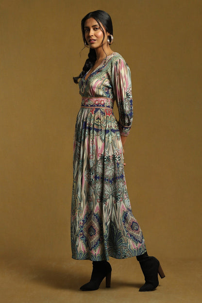 Blue Premium Designer Dress – Modern Essential