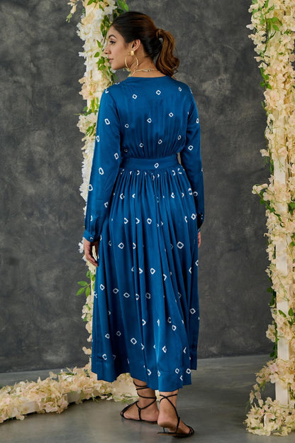 Blue Premium Designer Dress – Evening Essential