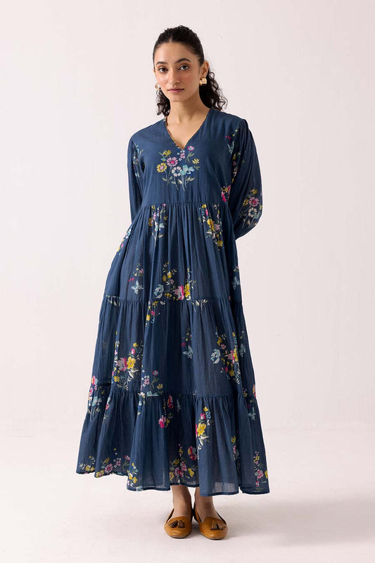 Blue Premium Designer Dress – High Demand