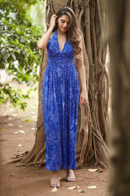 Blue Premium Designer Dress – Royal Classic