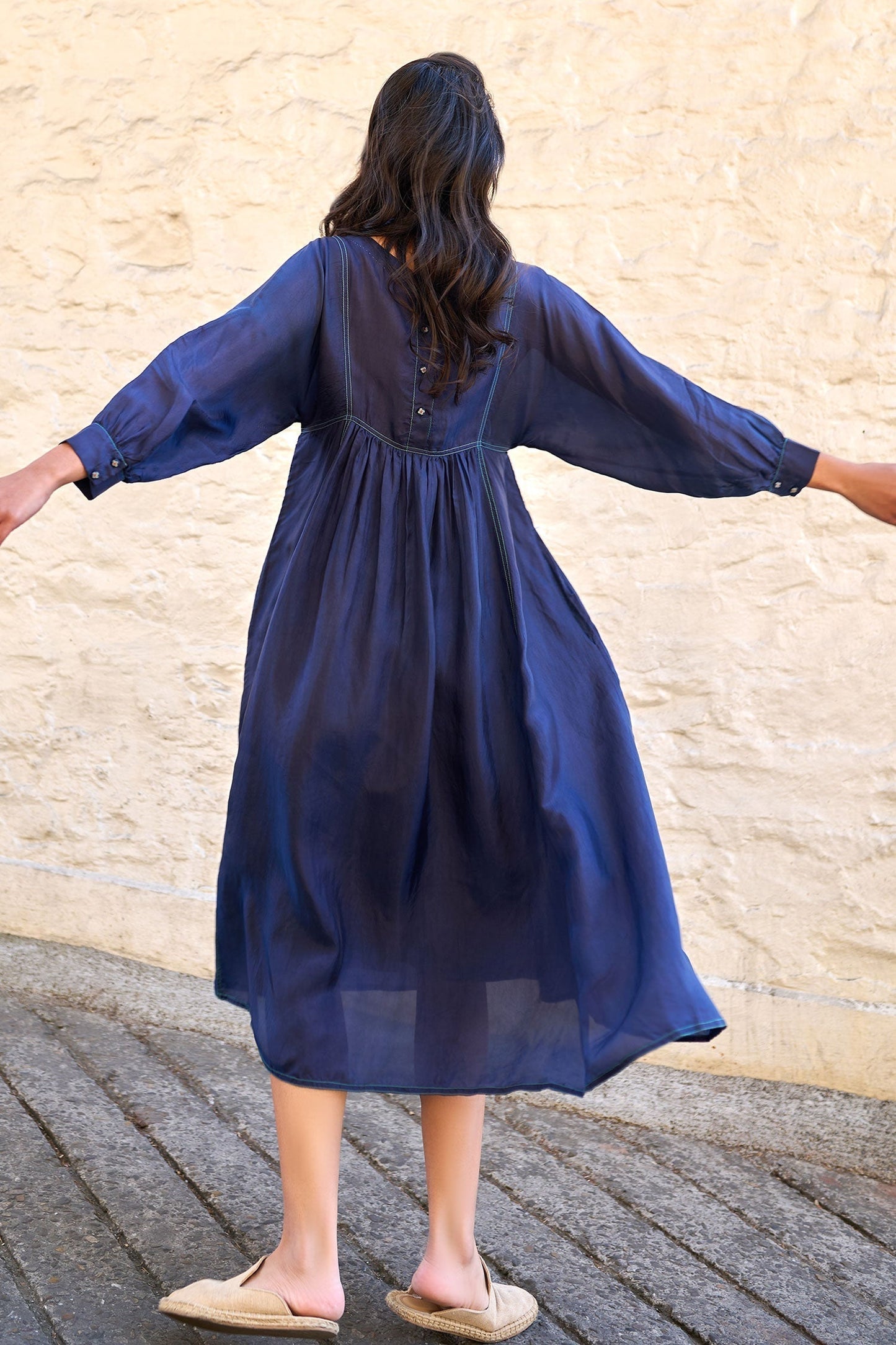Blue Premium Designer Dress – Occasion Favorite