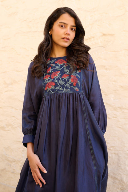 Blue Premium Designer Dress – Occasion Favorite