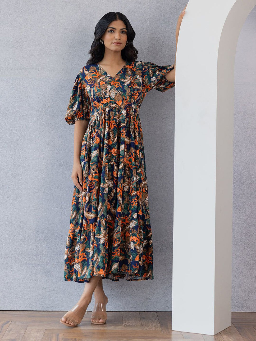 Floral Premium Designer Dress – Event Ready