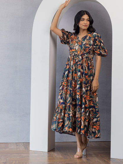 Floral Premium Designer Dress – Event Ready