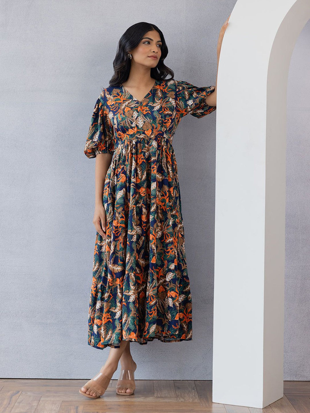 Floral Premium Designer Dress – Event Ready