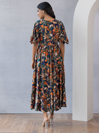 Floral Premium Designer Dress – Event Ready