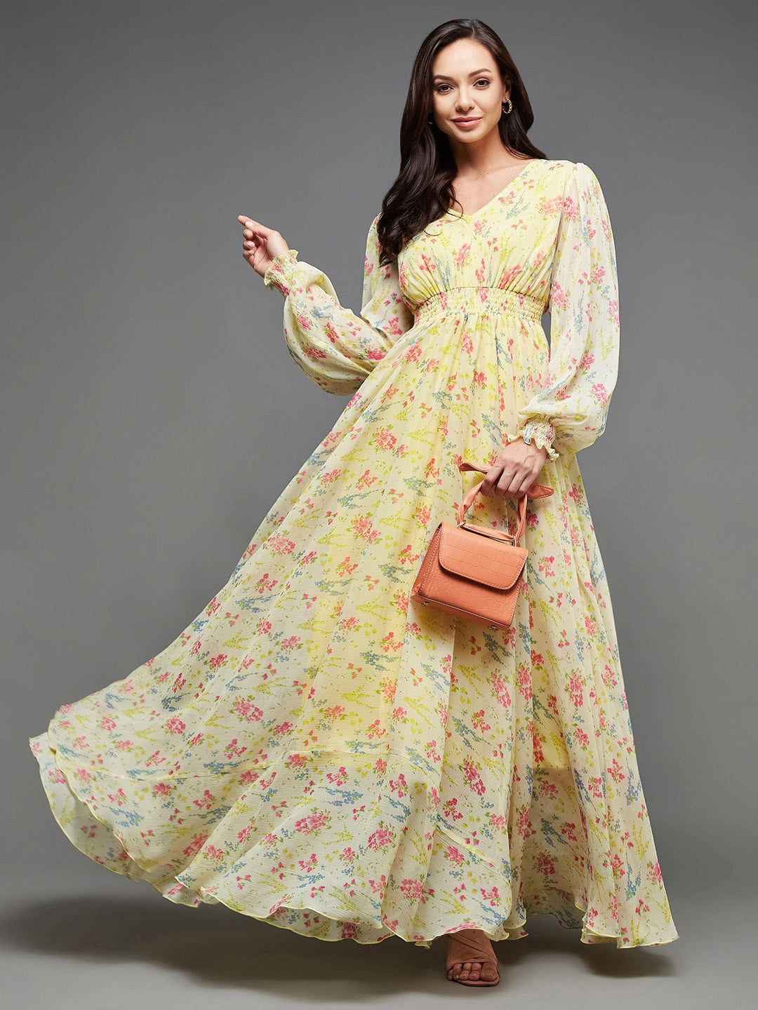 Floral Premium Designer Dress – Summer Edit
