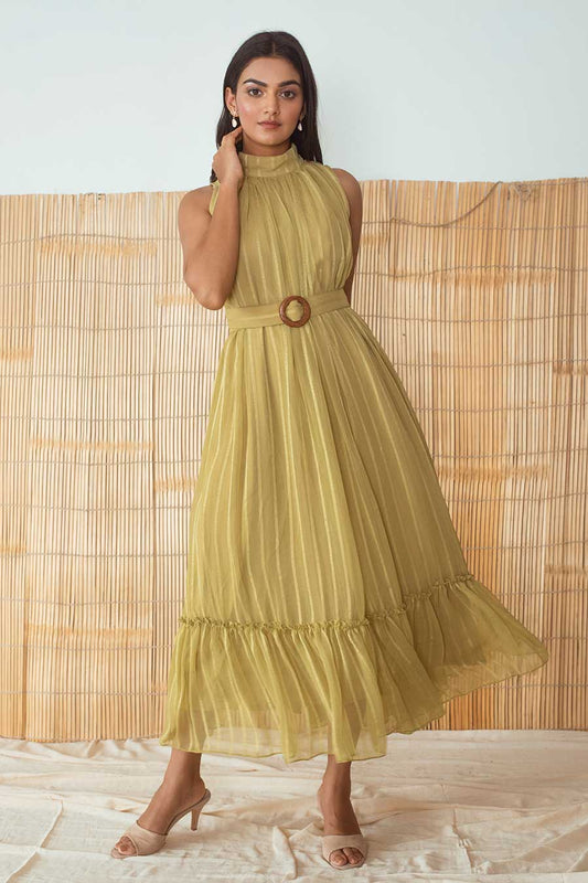 Lime Premium Designer Dress – Celebration Pick