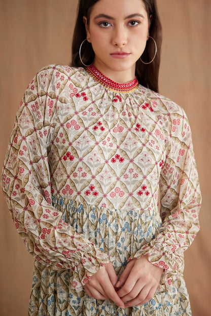 Red Georgette Designer Dress – Modern Essential